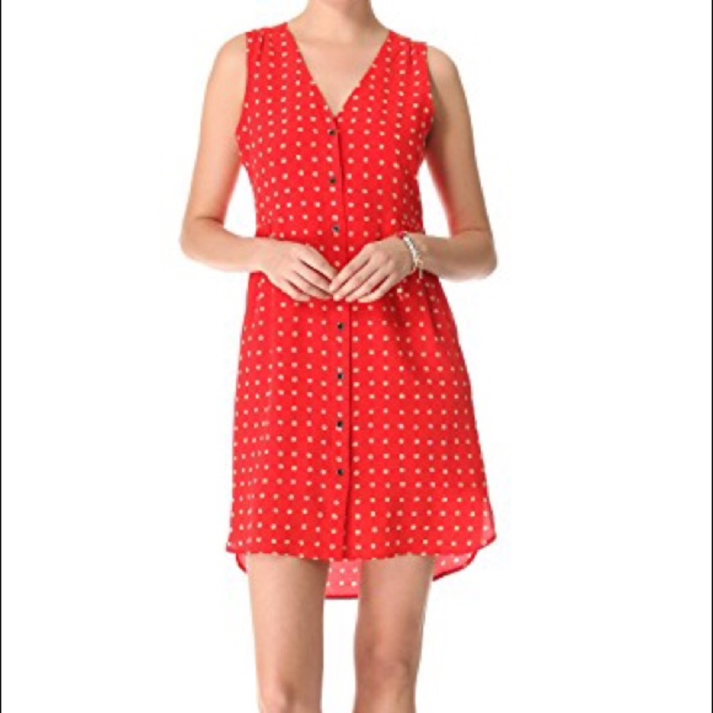 Madewell Silk Water Flower Dress